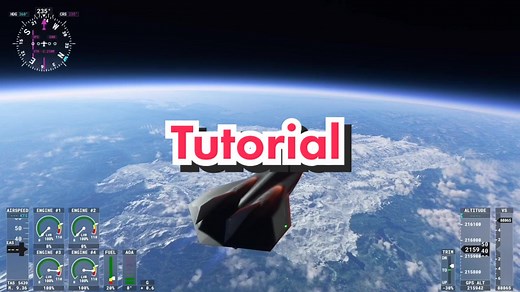 Tutorial, How to fly the Darkstar 😉 #msfs2020 #microsoftflightsimulator2020 #darkstar #fastest #plane #in #game