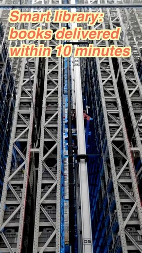 28K views · 352 reactions | Welcome to the futuristic Shenzhen Library in China! Books will be delivered to you within 10 minutes out of an inventory of 4 million books, thanks to a fully automated sorting system. #tech #ChinaTech #automated #FutureTech | China Xinhua News | Facebook