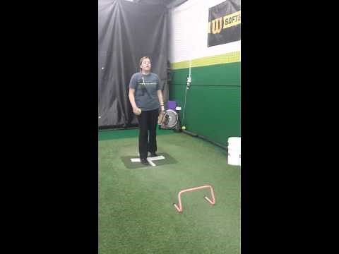 Power Line Drill Corner - Pitching - Hurdle Drill