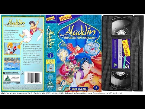 Aladdin Vol. 2 - Genie in a Jar (10th April 1995 - UK VHS)