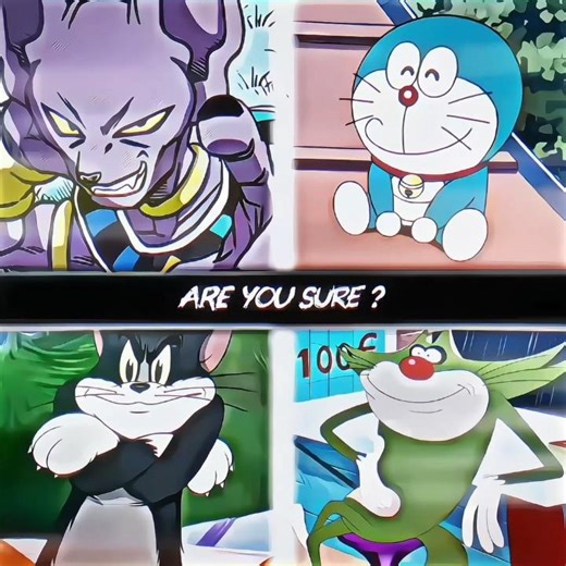 Fore Legends in one Frame Lord Berus,Doremon,Tom,Jack #animeedit #cartoonedits #short #shortsfeed