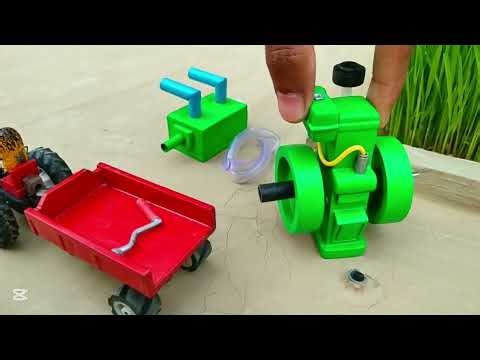 DIY Mini Tractor Making Mini Concreate Peanut Mini Science Project KeepVilla