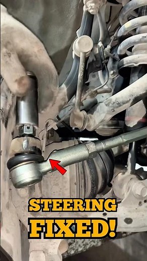 Steering Feels Loose? This Tie Rod Fix Will Shock You! #mechanic #car #service