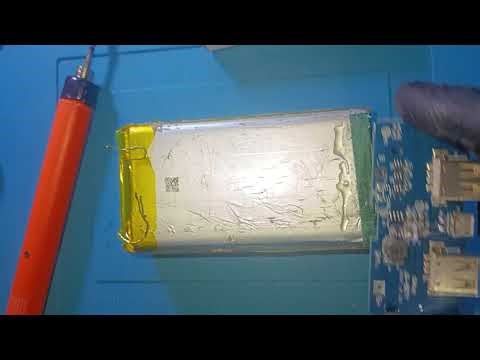 REBUILDING A FAULTY POWER BANK BATTERY USING A NEW CHARGE MODULE