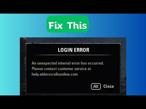 How to fix “Login error” on The Elder Scrolls Online