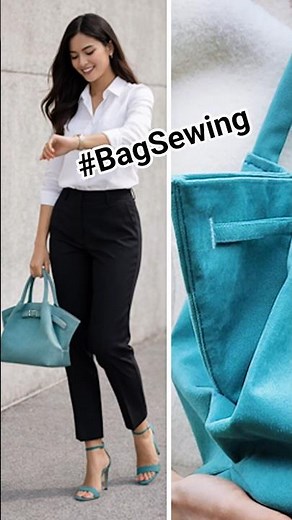 DIY Viral Bag tutorial 🎁Pattern #diy #bag #totebagdiy #sewing #totebagpattern