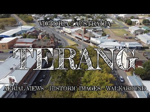 Aerial view - Historic images - Walkaround : Terang : Victoria Australia