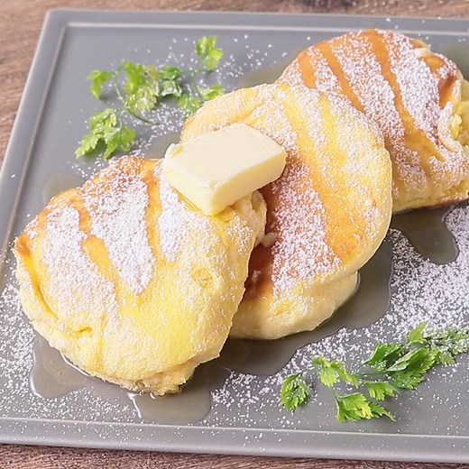 ふわとろ スフレパンケーキ 作り方・レシピ | クラシル