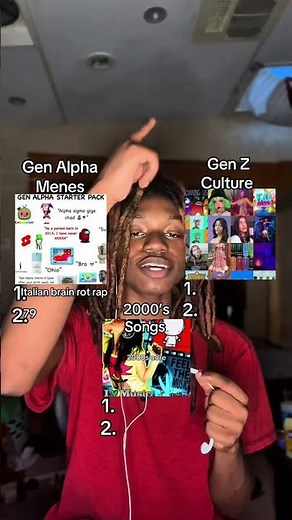 Gen Alpha memes VS Gen Z Culture VS 2000’s Songs #genalpha #genz #2000s