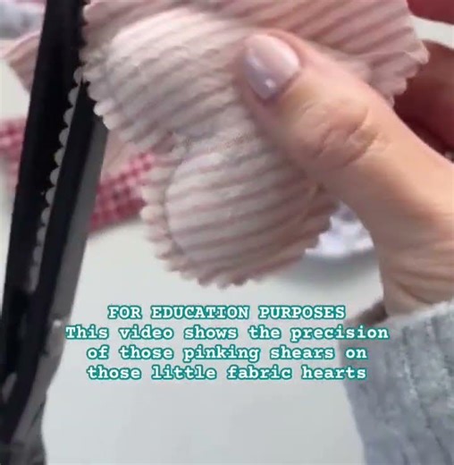 DIY Crafts #shorts #FabricHearts #PinkingShears #TextileArt #SewingTutorial #Handmade #handmade