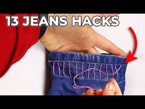 13 Cool JEANS Hacks [#8 is my Favorite]