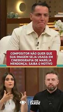 Songwriter doesn't want his image used in Marília Mendonça biopic | Melhor da Tarde