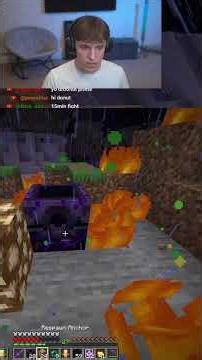 Minecraft Player vs NoLimitDash in Obsidian Caves #shorts
