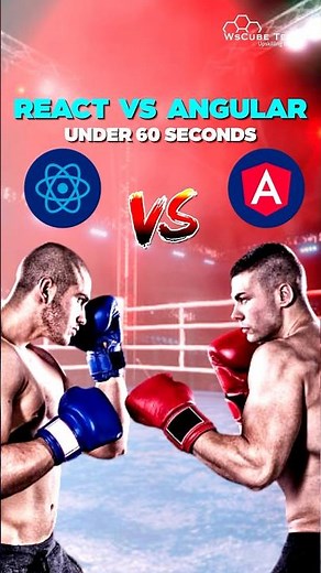 React vs Angular in 2024 : Which one is best? #shorts