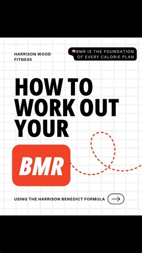 Harrison Wood | 🇬🇧 ONLINE COACH FOR MUSICIANS & THE ARTS 🎭 on Instagram: "“Your BMR is the foundation of every calorie plan 💪” 🧠 What is BMR? Your Basal Metabolic Rate = the calories your body burns just to stay alive — before workouts, walking, or even getting out of bed. Use the Harrison Benedict formula to find your starting point and take control of your nutrition. “How to Calculate Your BMR 🔥 (Harrison Benedict Formula)” 📏 Harrison Benedict Formula: 👨 For Men: 👉 BMR = 66.5 + (13.75