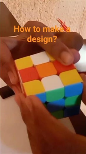 How to make a design. #cube