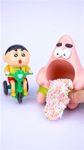Satisfying with Unboxing and Review 2 Patrick, Shin-chan Toys Video