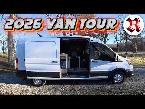 Van Life | 2026 Van Tour | Simple DIY Build of my Ford Transit Camper Van