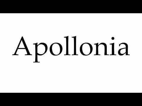 How to Pronounce Apollonia