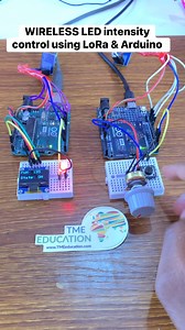 WIRELESS LED intensity control using LoRa & Arduino #tmeeducation | Upload Ideas with Itamar