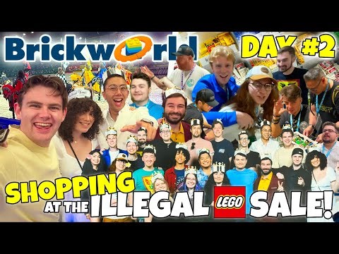 LEGO Vendor Shopping, NINJAGO Premiere & Medieval Times | Brickworld Chicago 2025 – Day 2 VLOG