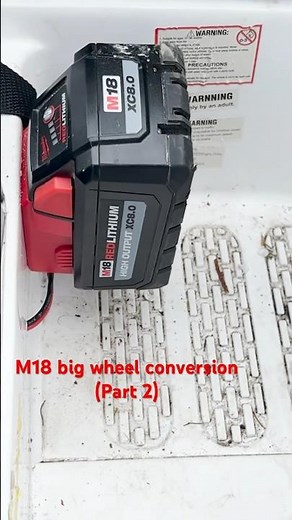 (Part 2) M18 Milwaukee Battery Big Wheel Truck Conversion #m18 #toyota #milwaukee