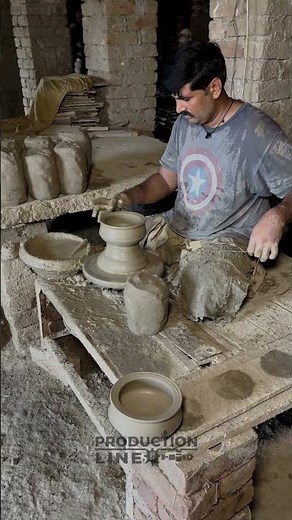 How Clay Pots Are Crafted | Pottery Process #PoductionLine #manufacturing #factoryWorld