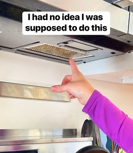 How to clean exhaust vents This original video was produced by Network Media LLC, and Liz & Jeff. #microwave #stove #cleaningtips #kitchen | Liz & Jeff