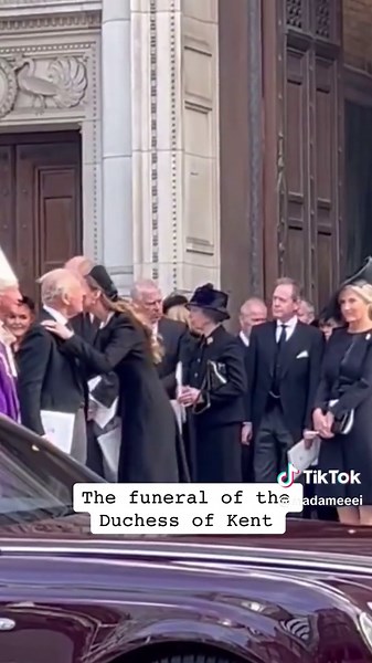 Members of the British royal family attended a Requiem Mass service for The Duchess of Kent at Westminster Cathedral in London today. This is the first Catholic funeral for a member of the royal family in modern British history. #royal #royalfamily #catholic