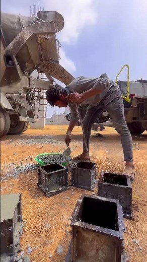 Cube Casting formula | Compressive Strength Test Sample | RMC Quality Control Process
