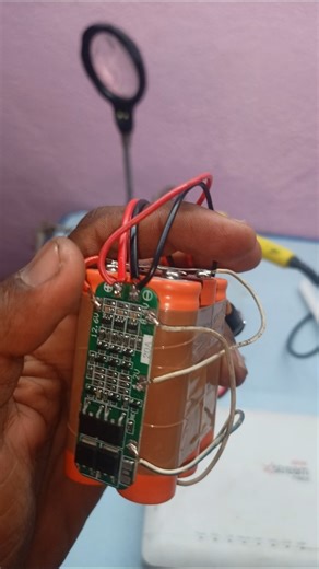 Home made Mini UPS 12V Router UPS up to 4500 | mAh | Up to 10 Hours | WiFi UPS Power Backup #shorts
