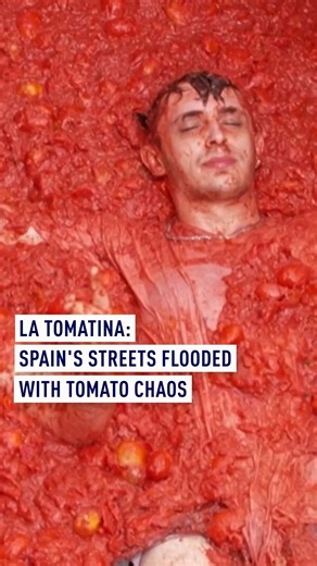 La Tomatina: Spain's Streets Flooded With Tomato Chaos