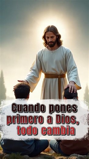 Cuando pones primero a Dios, como dijo Jesucristo… todo cambia #biblia #jesus