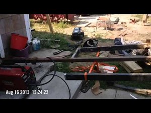 Building A Home made ATV Trailer Part 1 of 3