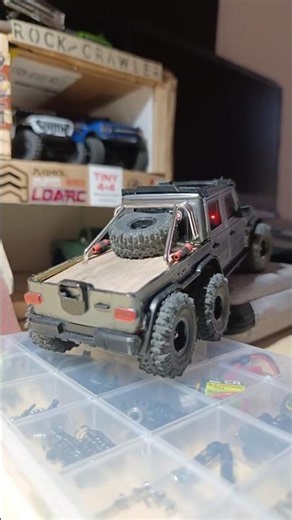 Axial Scx30 Mercedes AMG G63 Brabus 6x6 pickup - Ready to test 🤤