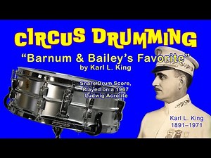 Barnum and Bailey's Favorite, Snare Drumming