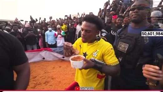 Cbgist News on Instagram: "Speed enjoying Ghana jollof"