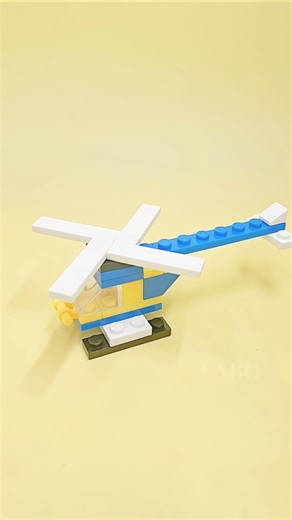 LEGO Helicopter 🚁 Fun & Quick Build #shorts