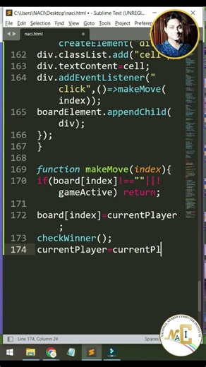 Build Tic Tac Toe Game in 20 Seconds JavaScript Mini Game with Winner Popup #shortvideo #shorts