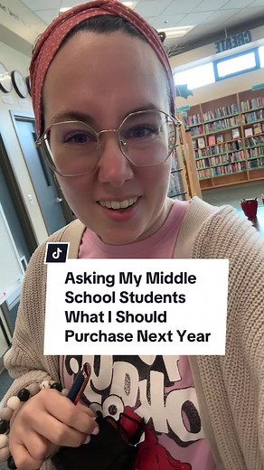 We had to erase a few. 😂 #booktok #schoollibrarian #libraryhumor #bookishhumor #middleschool #librarytiktok #librariansoftiktok