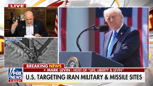 "This is what a real leader looks like!" Mark Levin praises President Trump's decision to strike Iran | Fox & Friends