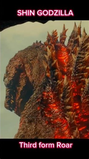 SHIN GODZILLA Third form Roar #shorts