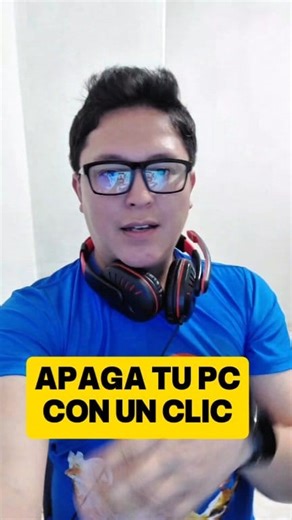 277K views · 2.9K reactions | Cómo apagar PC con un clic fácil y rápido #pc #laptop #windows #Microsoft #tecnologia #informatica #software #hardware #tips #trucos #tutorial #APAGAR | Aldo Del Valle - Tecnomaniacos | Facebook