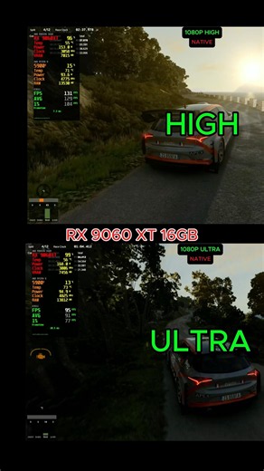 BeamNG.drive Graphics Comparison 1080p Native