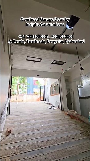 Overhead Garage Door Installation #garage #insightautomations
