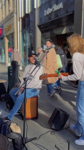 I’m on Fire - Bruce Springsteen @springsteen @marcos.sk #irishsinger #irishmusician #streetperformer #streetperformance #graftonstreet #dublin #imonfire #brucespringsteen #trending | Zoe Clarke