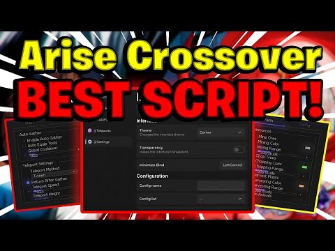 Arise Crossover Script Gui / Hack (AUTOFARM, INSTANT KILL, AUTO ARISE, AND MORE) *NO KEY*
