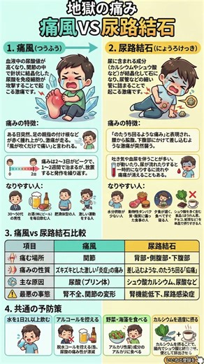 あなたの生活習慣は大丈夫？痛風と尿路結石を招く「NG行動」と、今すぐ始めるべき4つの共通予防法