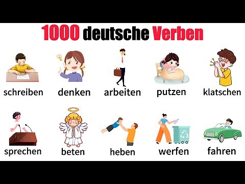 1000 deutsche Verben Teil 2 – Lerne, flüssig zu sprechen! | A1-B1 | Deutsch Lernen