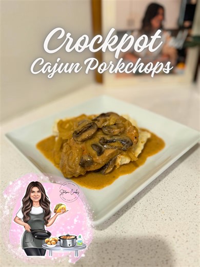 Today we’re making Crockpot Cajun Pork Chops! 💕 #stormicooks #cookingwithstormi #cooking #recipes #easyrecipe #dinner #crockpot #summer #yummy | Stormi Smith
